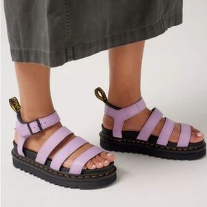 Dr. Martens Purple Sandals